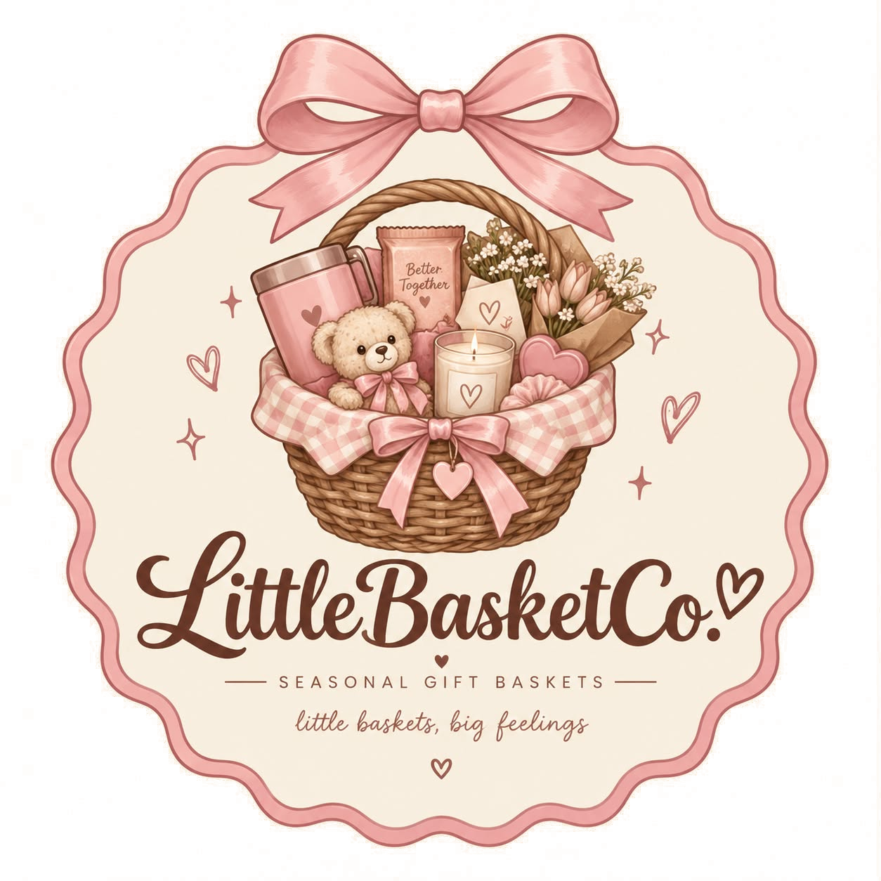 Little Basket Co. — szezonális ajándékkosarak, apró kosarak, nagy érzések